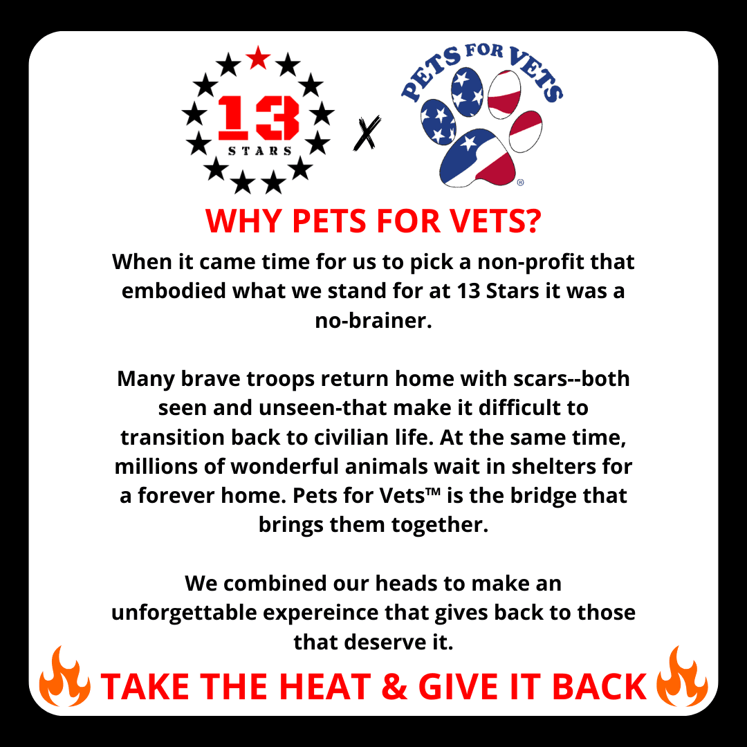 13 Stars - Why Pets for Vets
