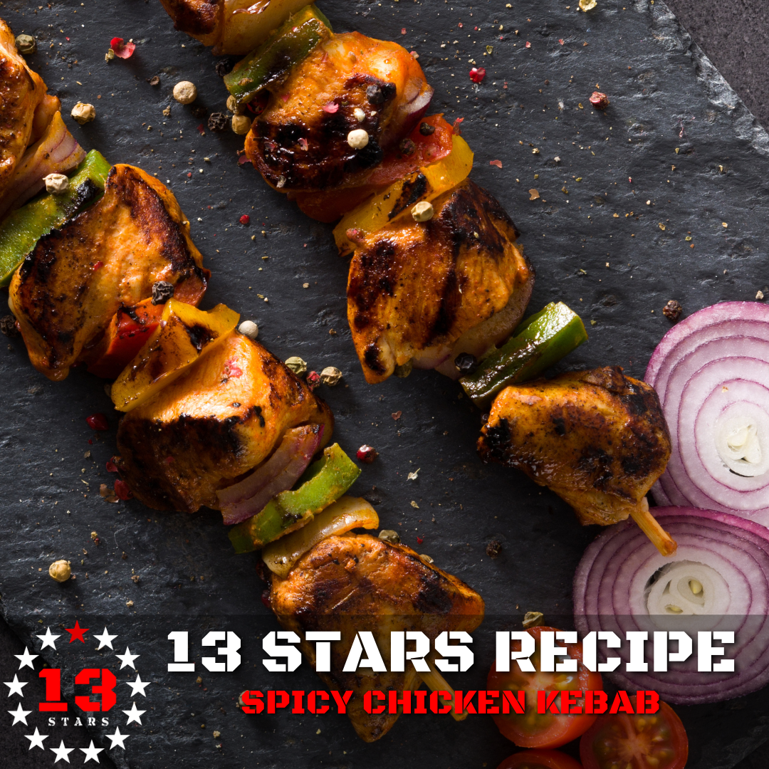 13 Stars Recipe spicy chicken kebab