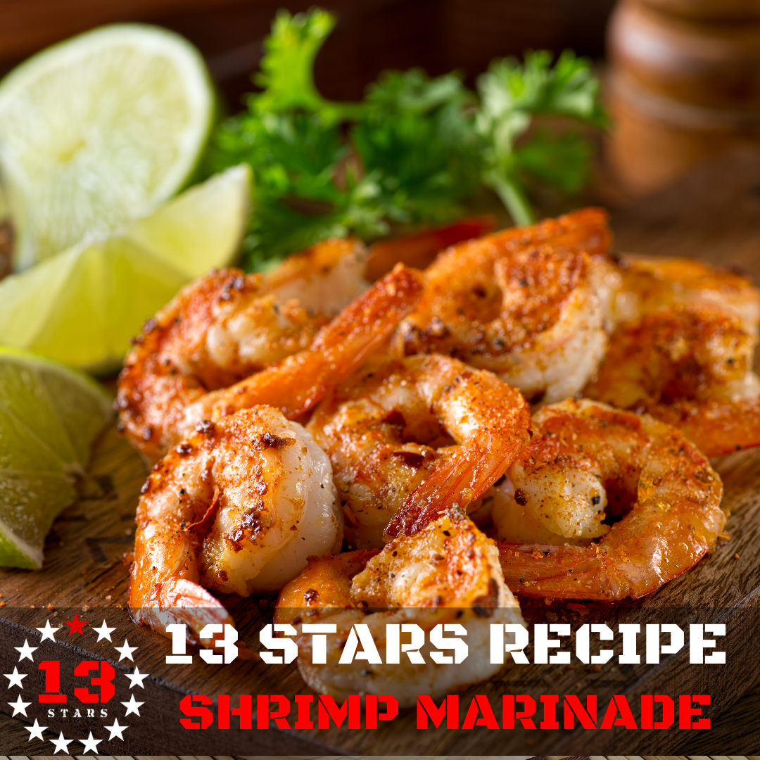 13 Stars Recipe spicy shrimp marinade