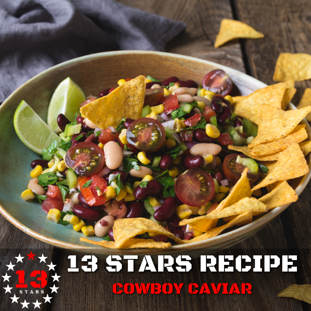 13 Stars - Hot Sauce - Recipe - Cowboy Caviar