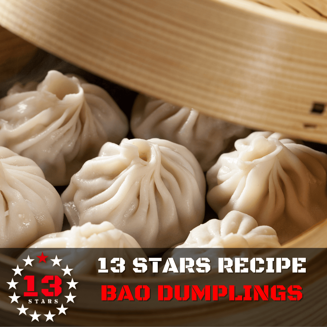 13 Stars Hot Sauce - Recipes - Bao Dumplings