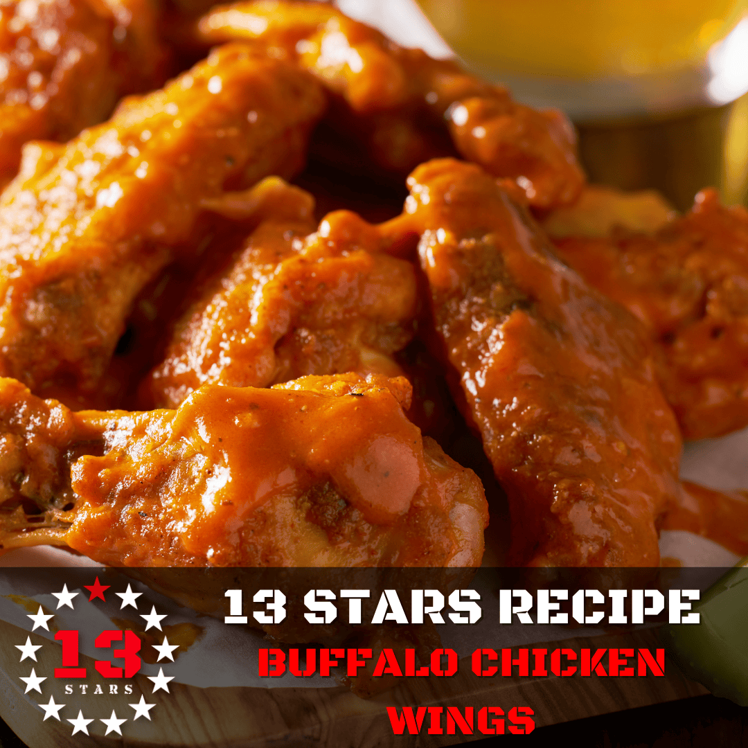 13 Stars Hot Sauce Recipes - Buffalo Chicken Wings