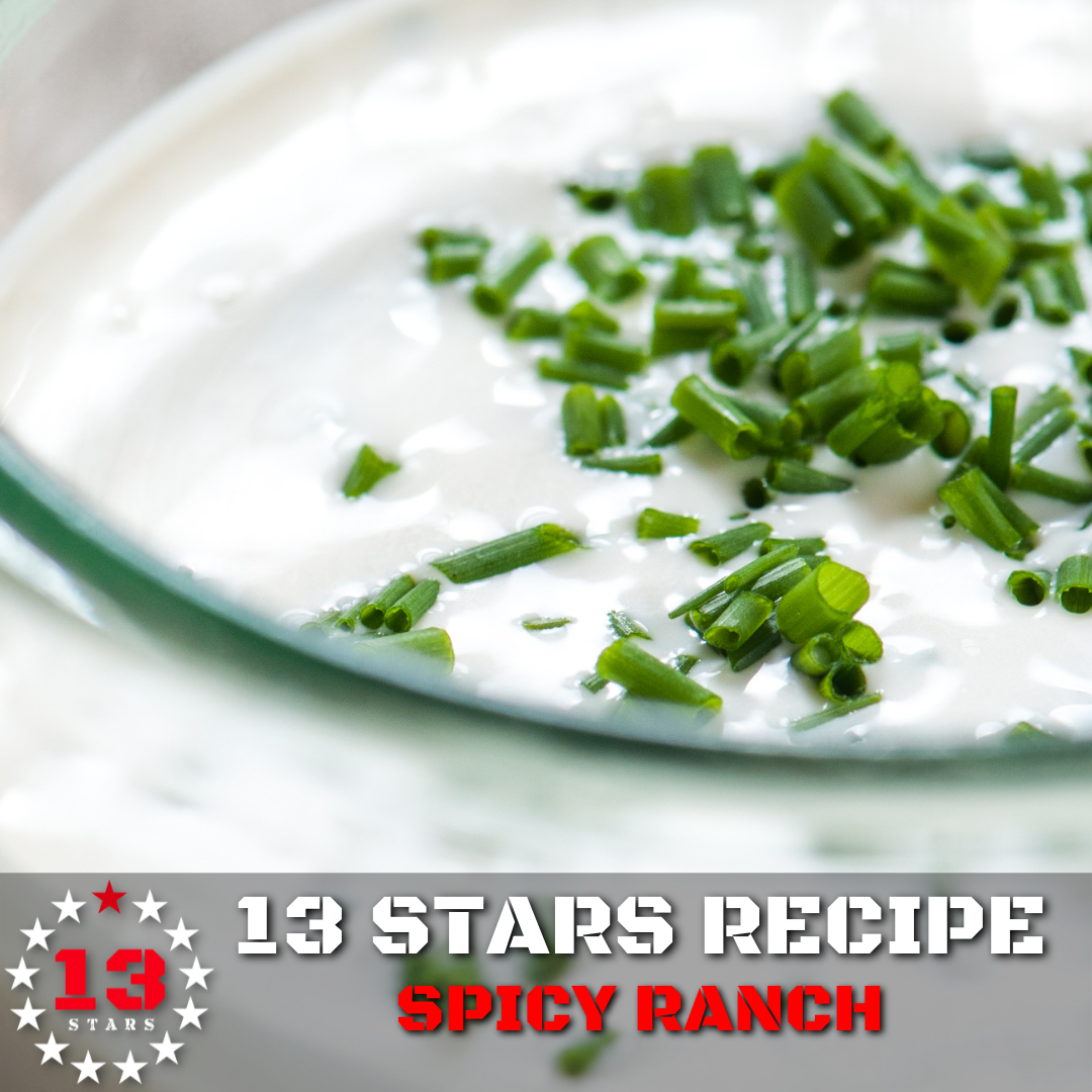 13 Stars recipes spicy ranch with big red one