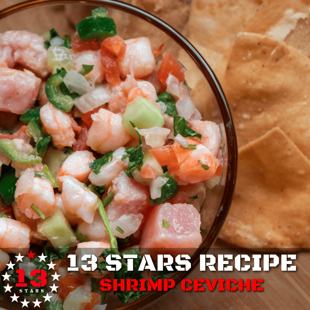 13 Stars Recipes Shrimp Ceviche