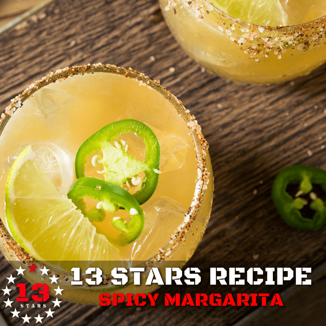 13 Stars Hot Sauce - Recipes - Spicy Margarita