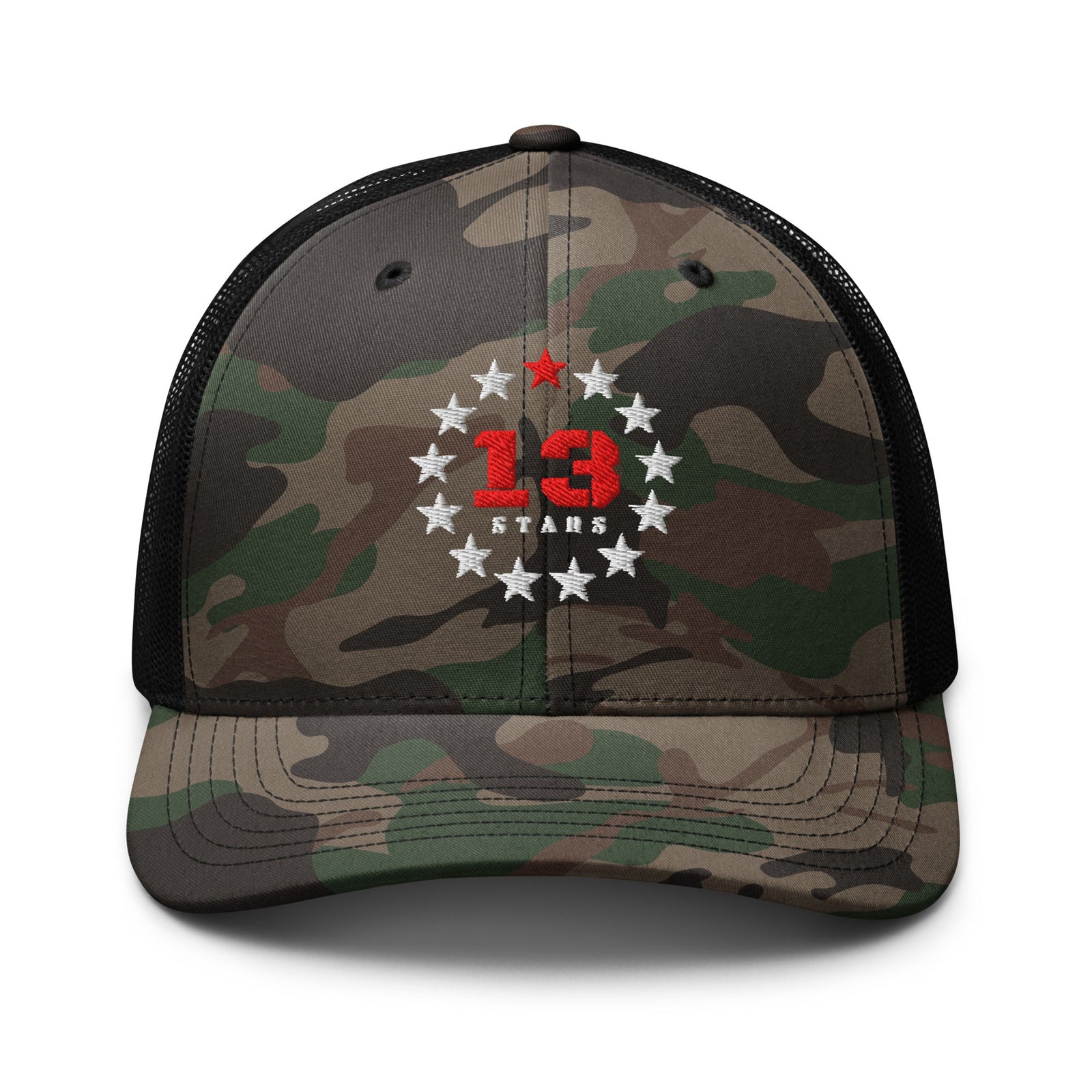 13 Stars - Camo Tradesman Hat - 13 Stars Hot Sauce