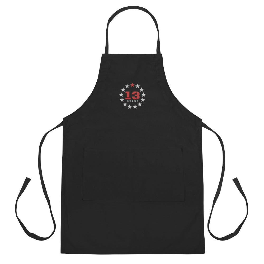 13 Stars Embroidered Apron - 13 Stars Hot Sauce