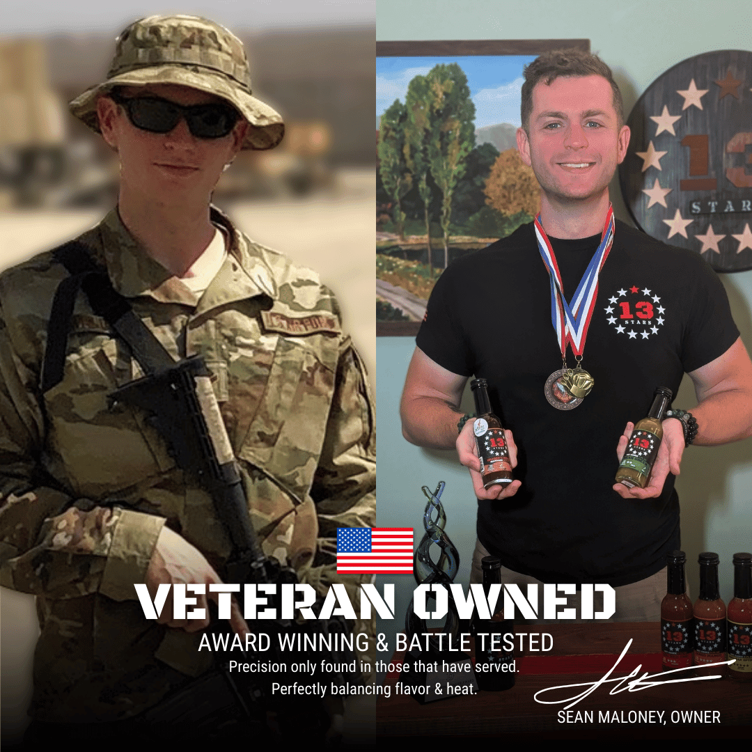 4 - Pack Variety Bundle - 13 Stars Hot Sauce