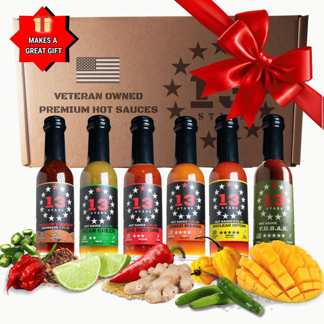 6 - Pack Variety Bundle - 13 Stars Hot Sauce