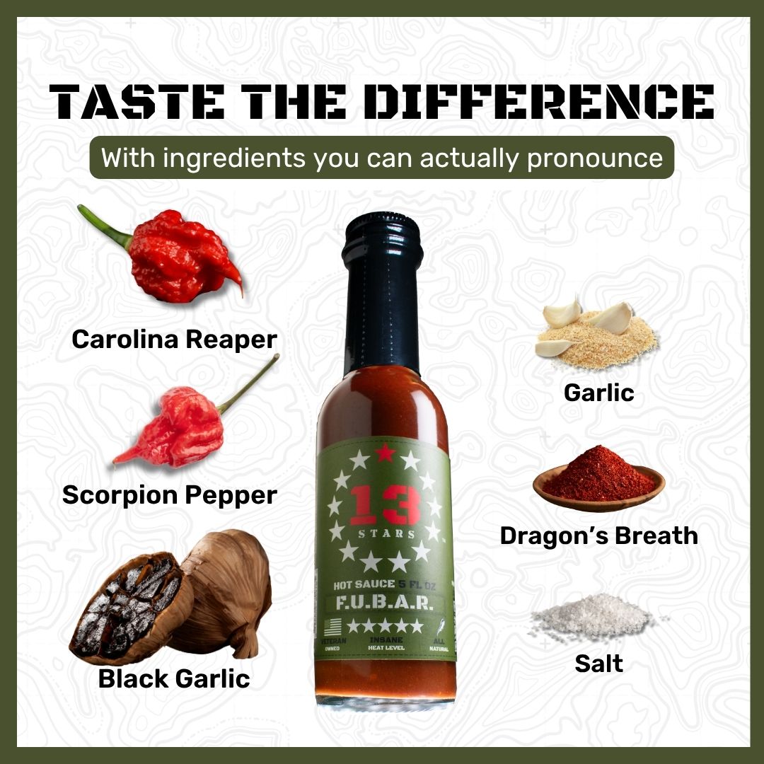 F.U.B.A.R. - Mind-numbing Black Garlic & Reaper Hot Sauce