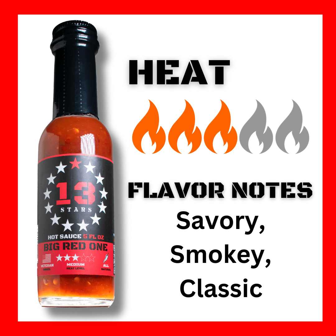 Big Red One - Hot Sauce - 13 Stars Hot Sauce