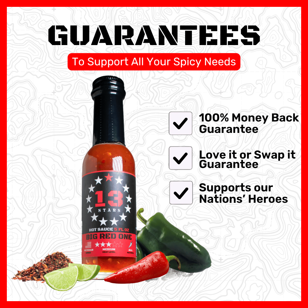 Big Red One - Hot Sauce - 13 Stars Hot Sauce