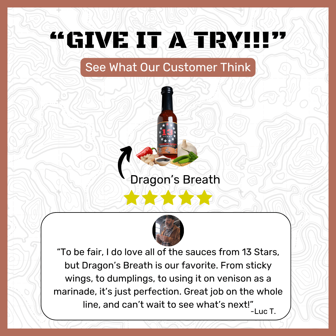 Dragon&#39;s Breath - Marinade - 13 Stars Hot Sauce
