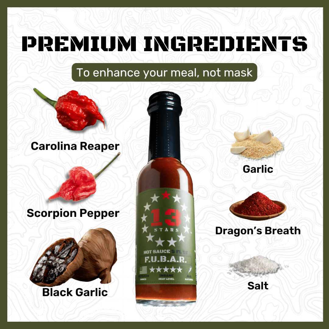 F.U.B.A.R. - Hot Sauce - 13 Stars Hot Sauce