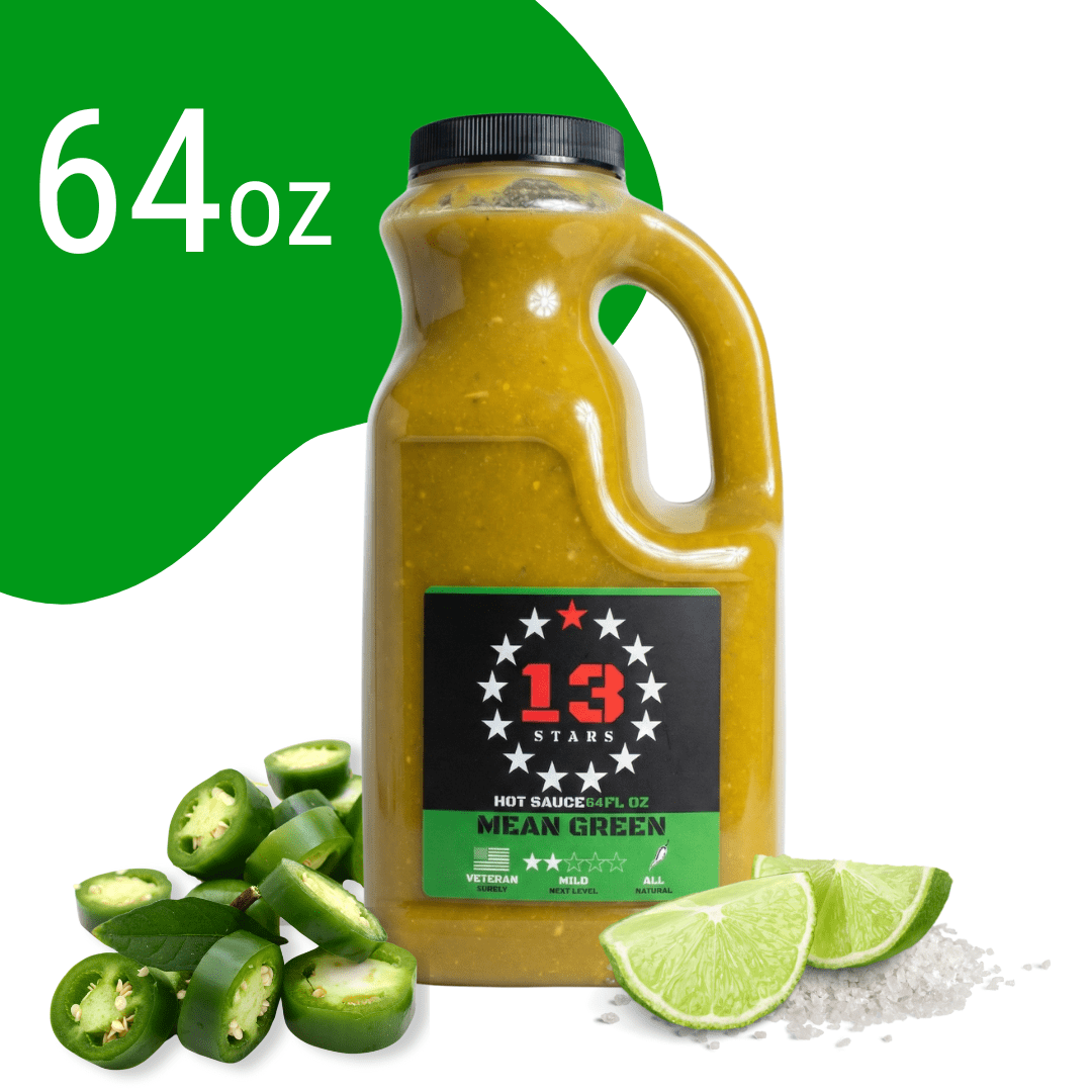 Mean Green - Hot Sauce - 13 Stars Hot Sauce