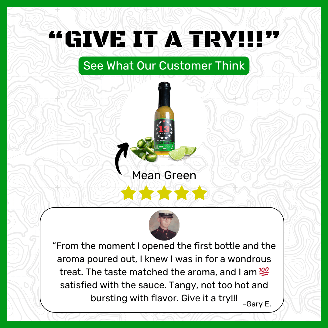 Mean Green - Hot Sauce - 13 Stars Hot Sauce