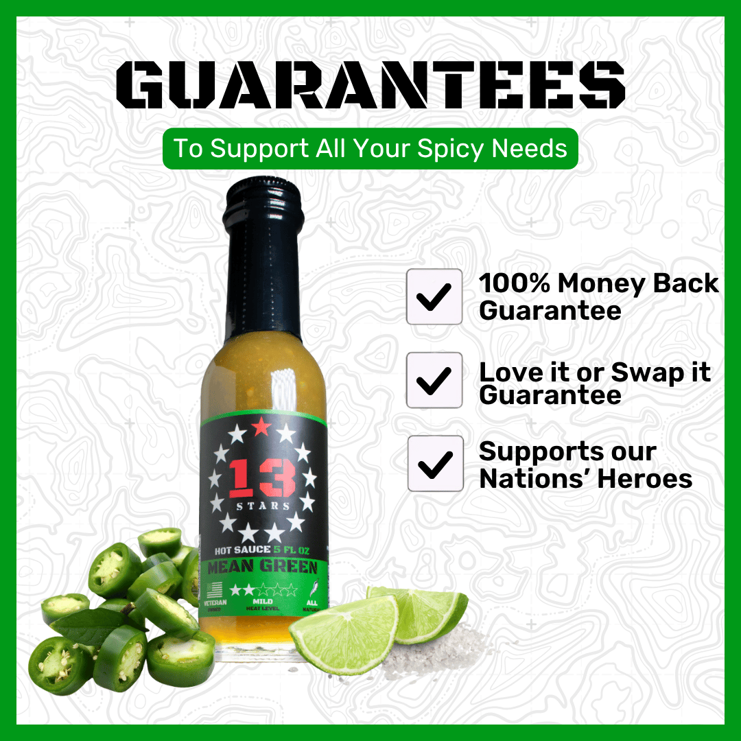 Mean Green - Hot Sauce - 13 Stars Hot Sauce