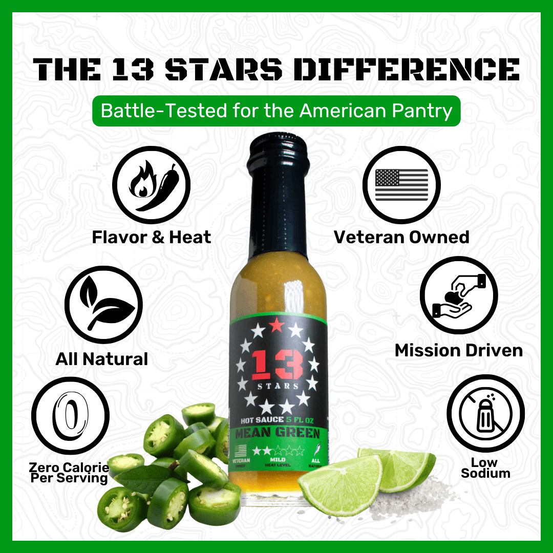 Mean Green - Hot Sauce - 13 Stars Hot Sauce