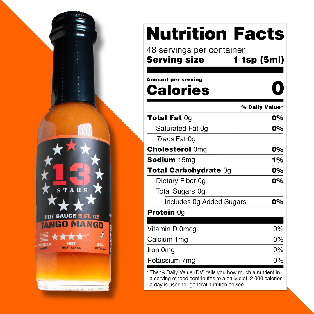 Tango Mango - Hot Sauce - 13 Stars Hot Sauce
