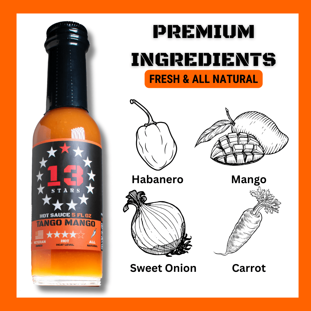 Tango Mango - Hot Sauce - 13 Stars Hot Sauce