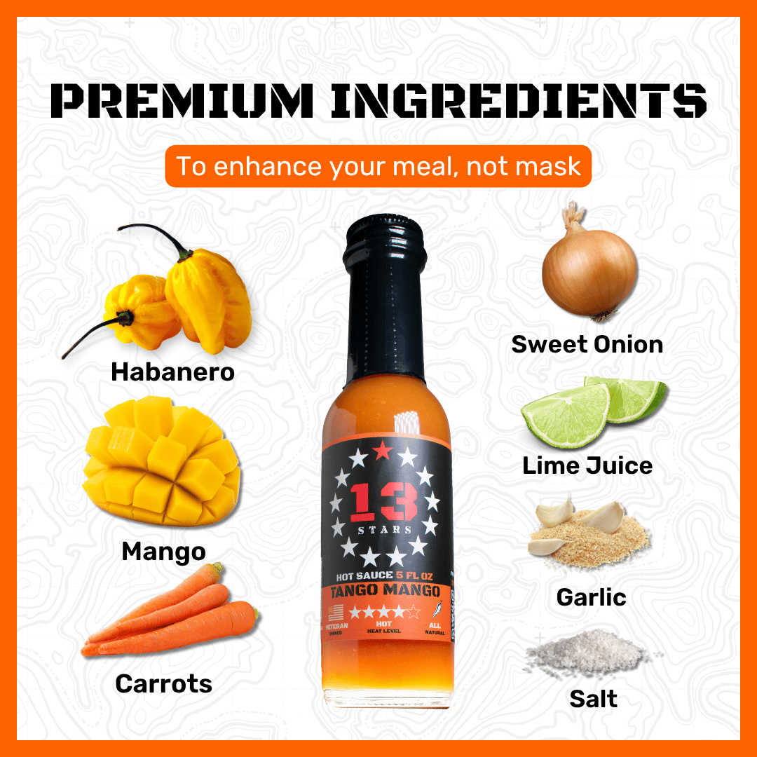 Tango Mango - Hot Sauce - 13 Stars Hot Sauce