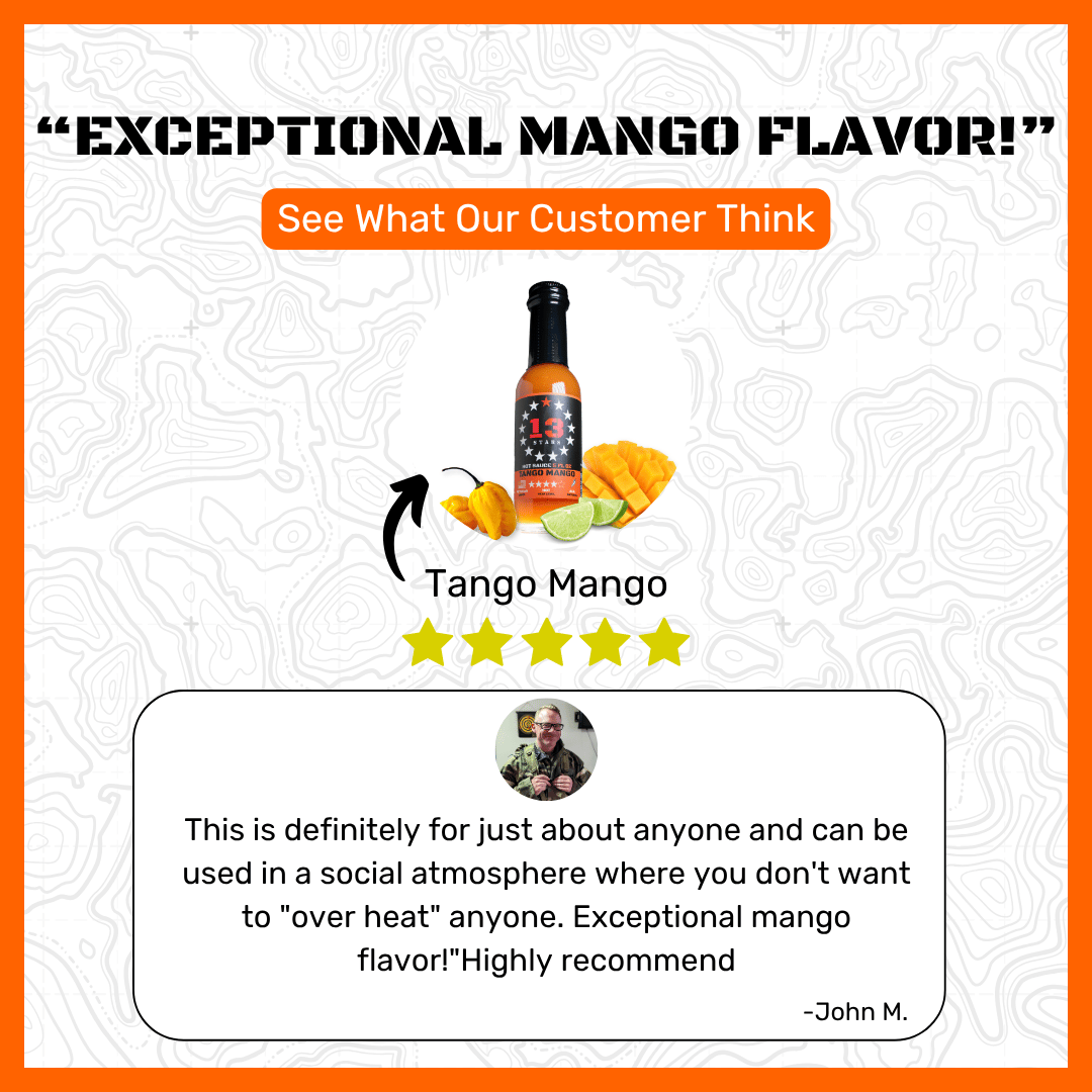 mango tango vape juice 13 Stars - Hot Sauce