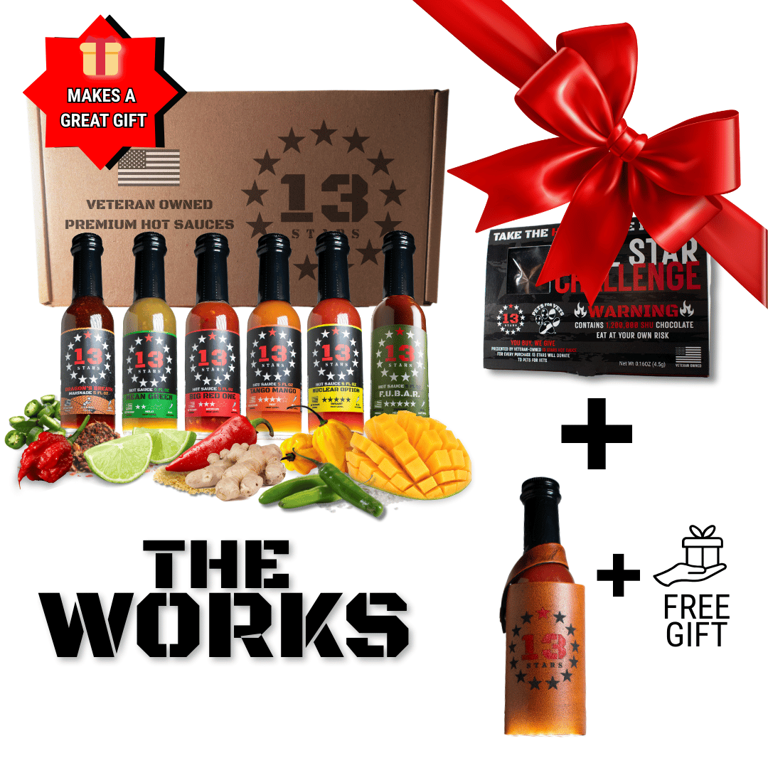 The Works Bundle - 13 Stars Hot Sauce