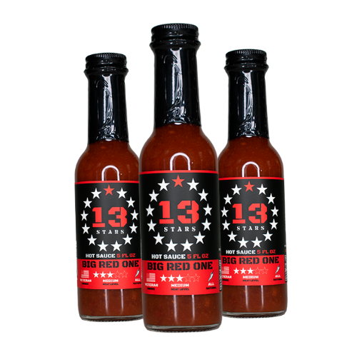 13 Stars Hot Sauce - Big Red One - Medium Hot Sauce