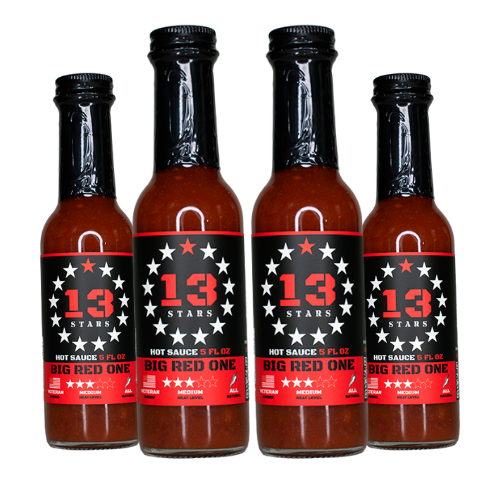 13 Stars Hot Sauce - Big Red One - Medium Hot Sauce