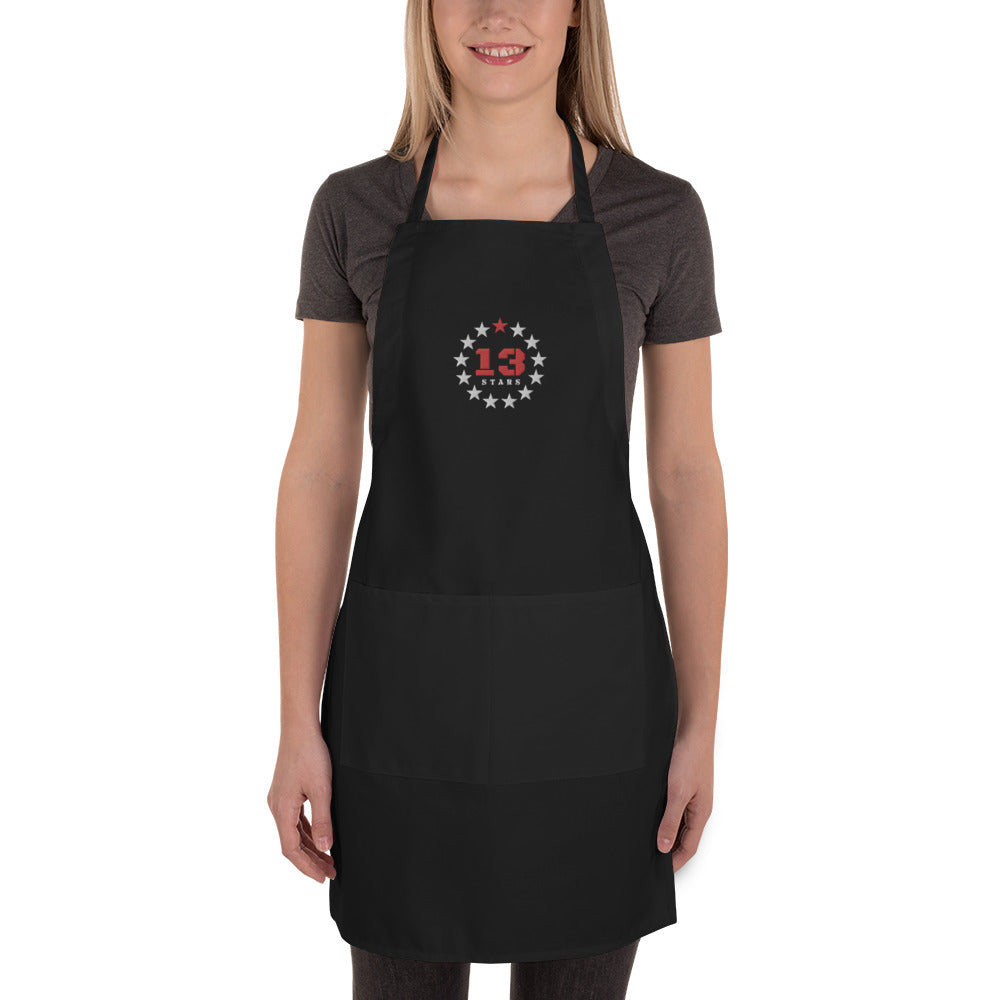 13 Stars Embroidered Apron